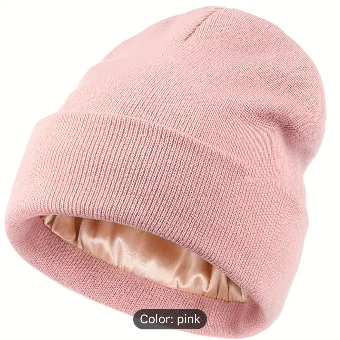 Satin lined beanie