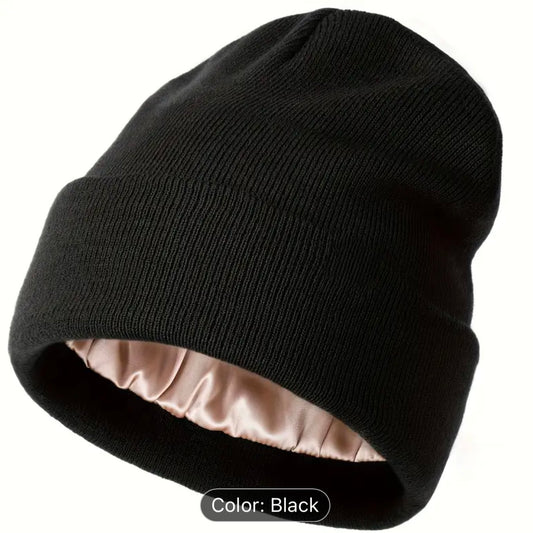 Satin lined beanie