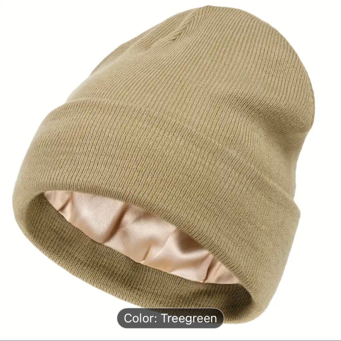 Satin lined beanie