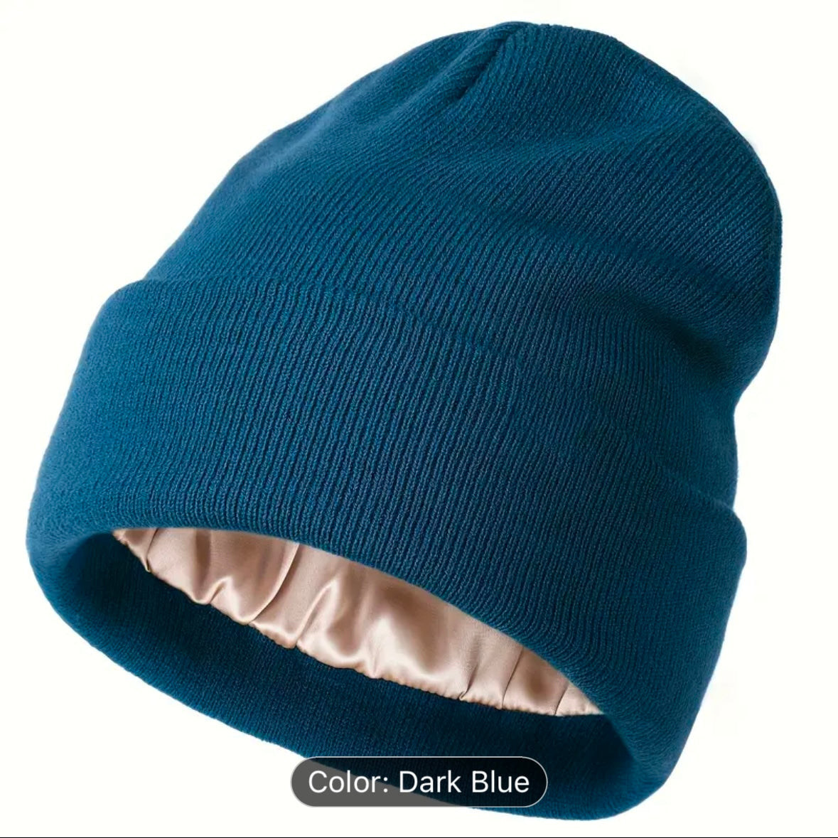 Satin lined beanie